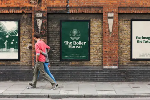 Logo and brand identity design for The Boiler House