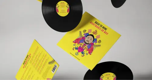 Vinyl album cover design for Nightmares On Wax Back To Mine