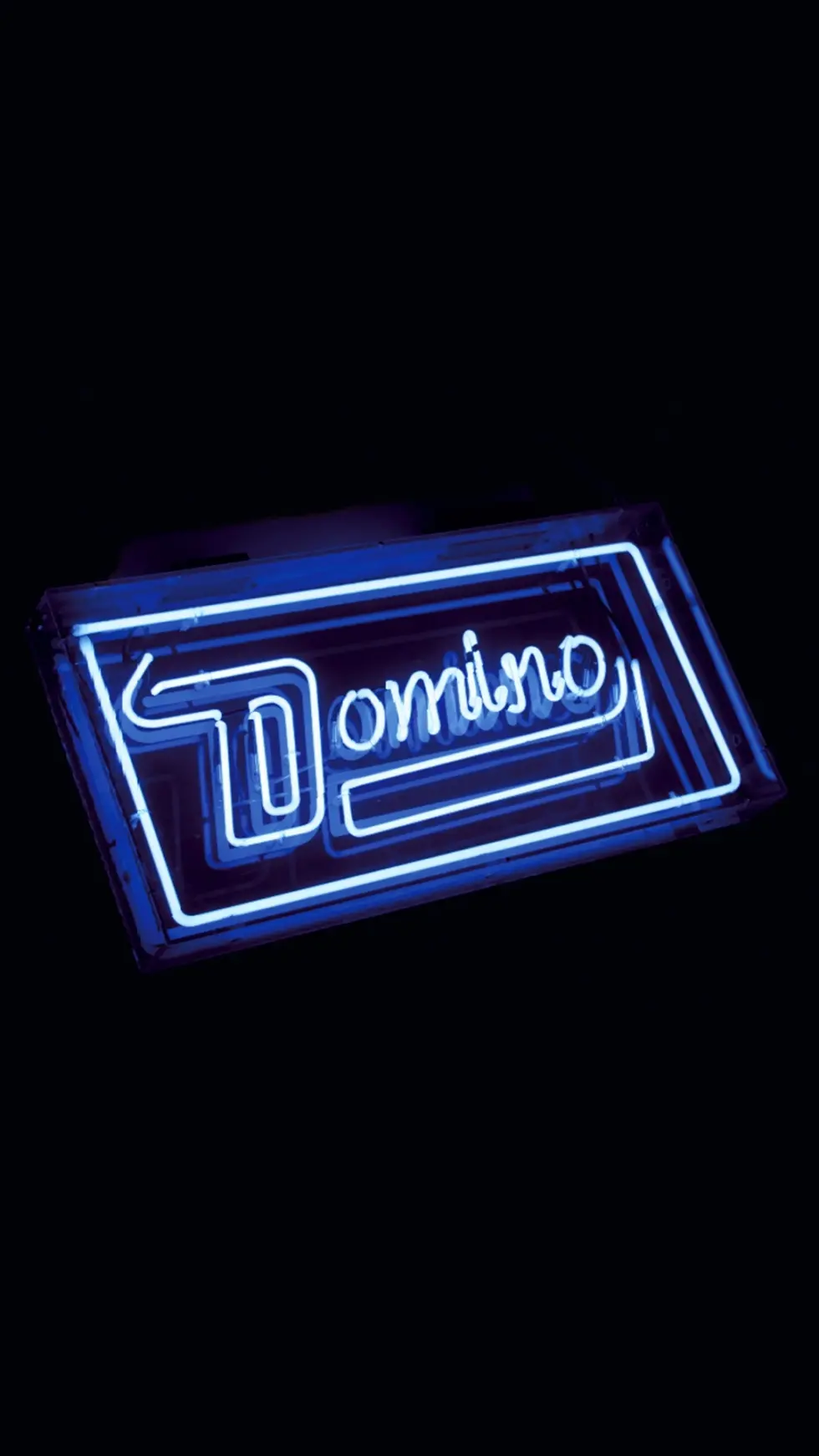 Domino Records Neon Sign Logo