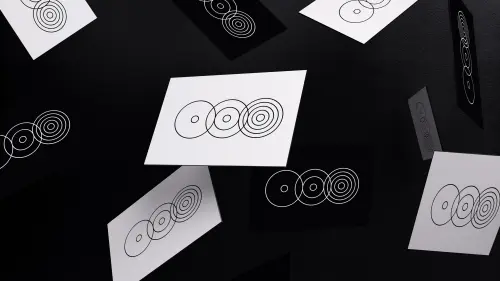 Logo and brand identity design for business cards for 235 Music Group
