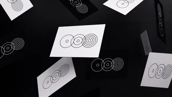 Logo and brand identity design for business cards for 235 Music Group
