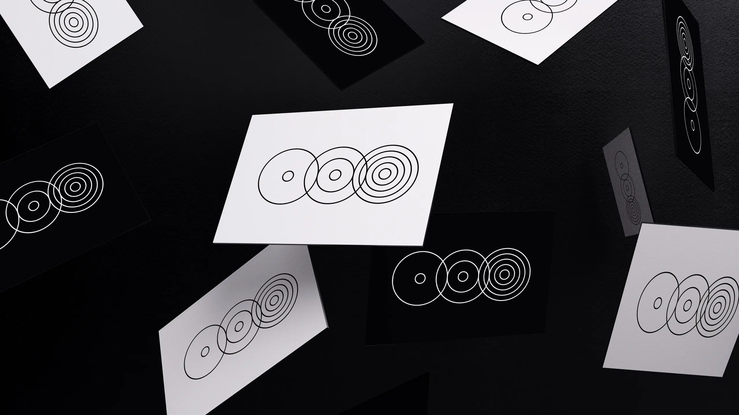 Logo and brand identity design for business cards for 235 Music Group