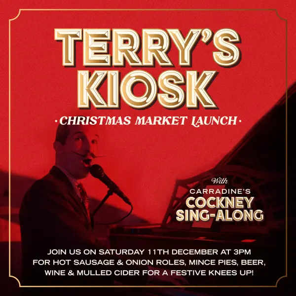 Social media template, brand identity and logo design for Terry's Cafe in South London