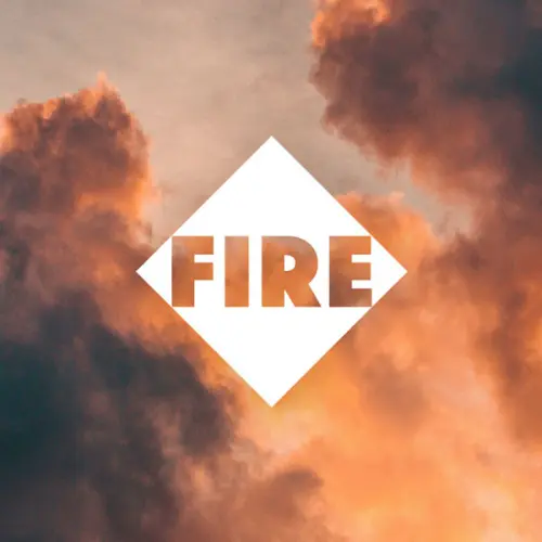 Brand identity and logo design for Fire Records