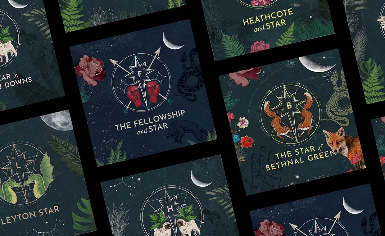 Logo and brand identity design for Star Pubs