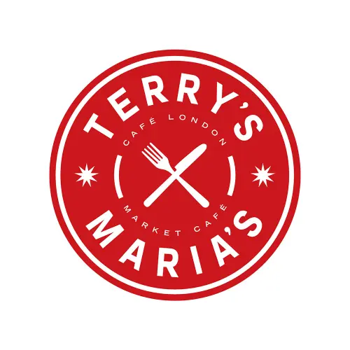 Terry's x Maria's collaboration logo design and brand identity in Borough Market South London