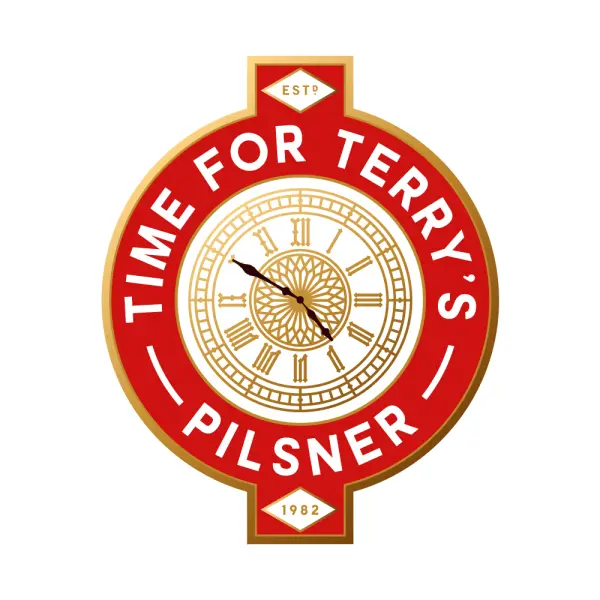 Sub mark logo and brand identity design for Terry's Cafe Pilsner