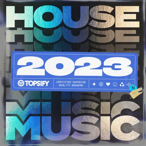 House Music 2023 Spotify Packshot cover design for Topsify