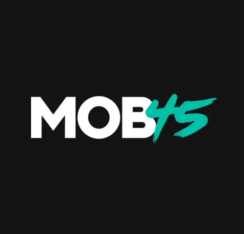 Logo and brand identity design for Mob 45 Gym