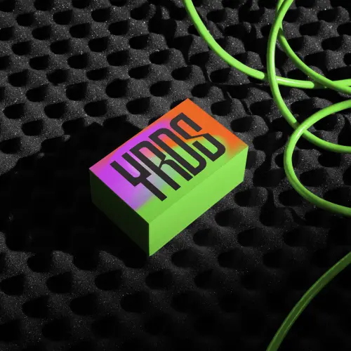 Logo and brand identity design on business cards for YRDS sports marketing agency