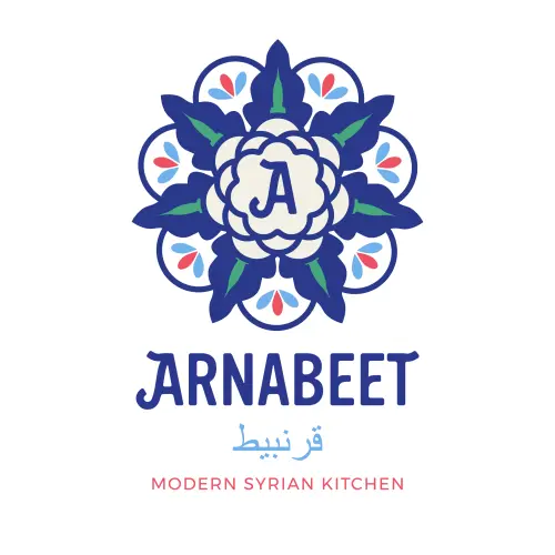 Brand identity and logo design for Arnabeet Modern Syrian Kitchen