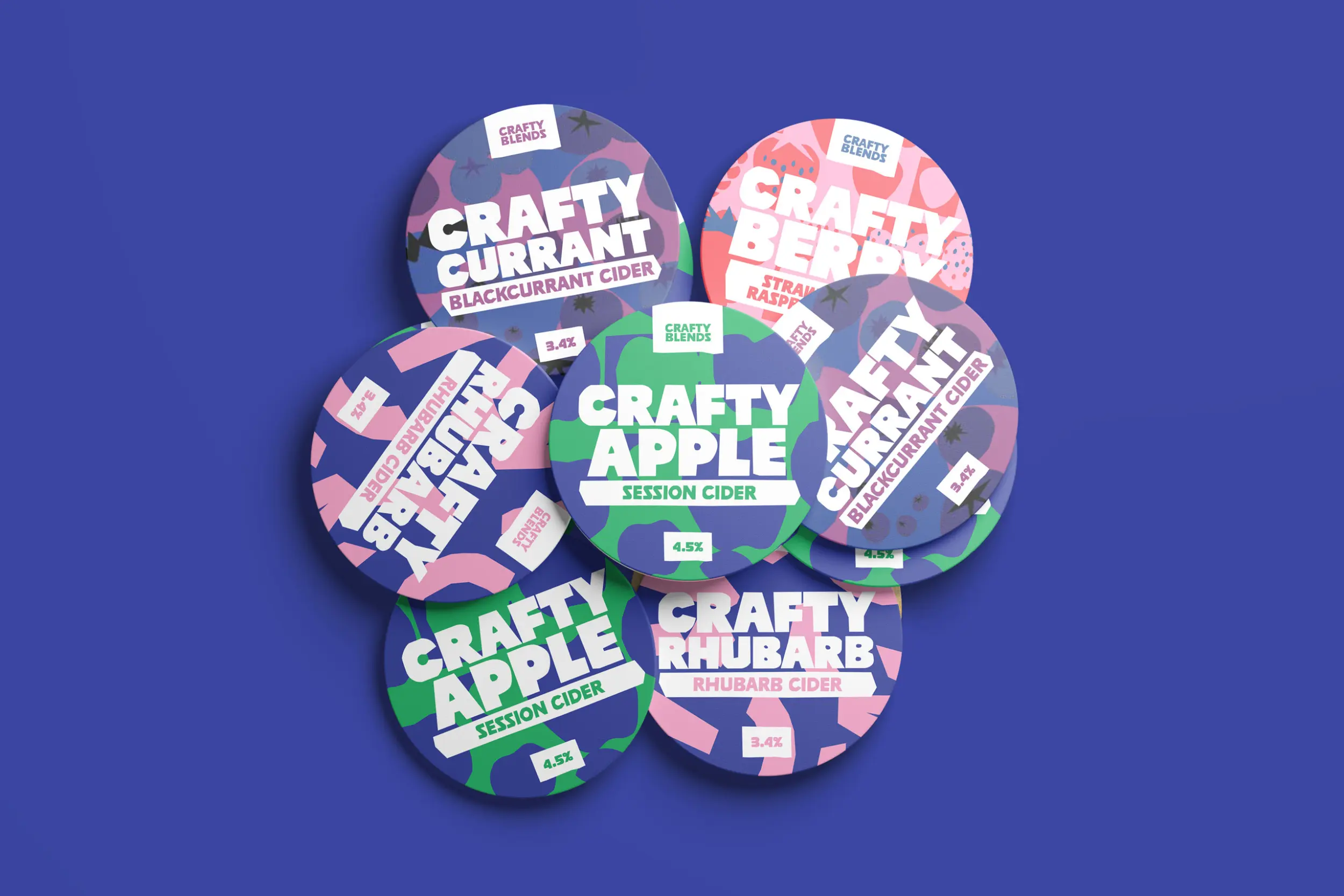 Crafty Apple Beer Mats and Pump Clip badges