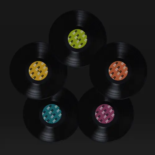 Vinyl record label design for Z Records