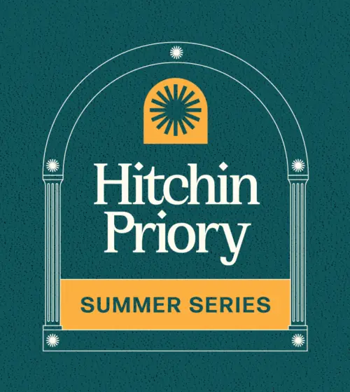Logo and brand identity design for Hitchin Priory Summer Series