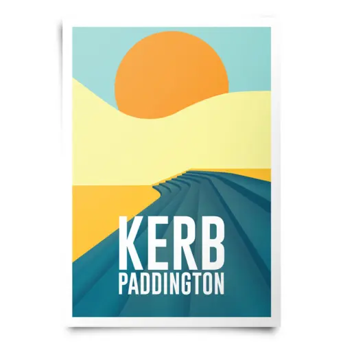Bespoke illustrations for Kerb Paddington food market poster