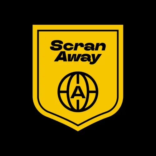 Logo design and brand identity design for Scran Away by Only Scrans