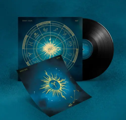 Vinyl album cover design for Tony Ann