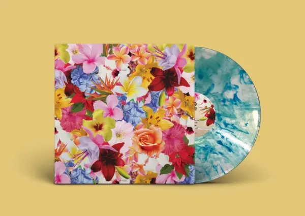 Floral vinyl album cover design and splatter vinyl for "Johann Hedemann โ Flora"