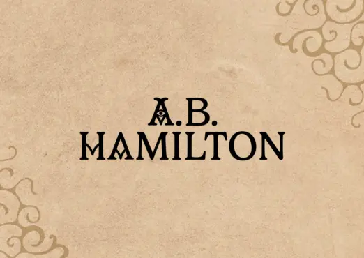 A.B. Hamilton logo design by Another Kind Studio