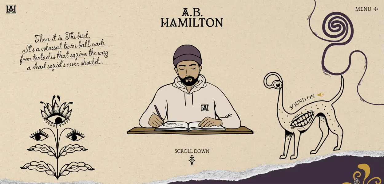 A.B. Hamilton web design