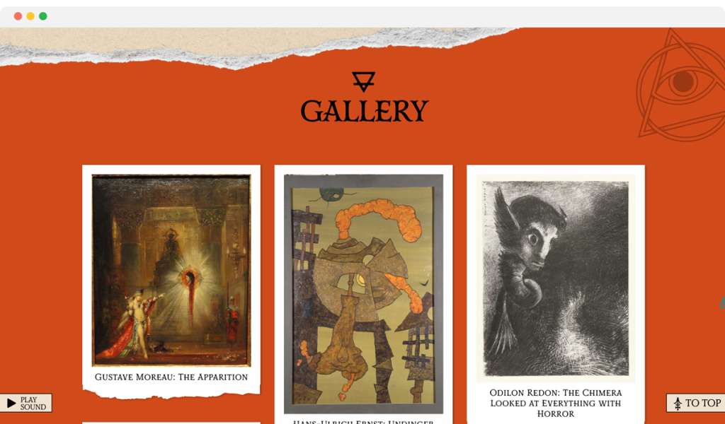 A B Hamilton website design gallery