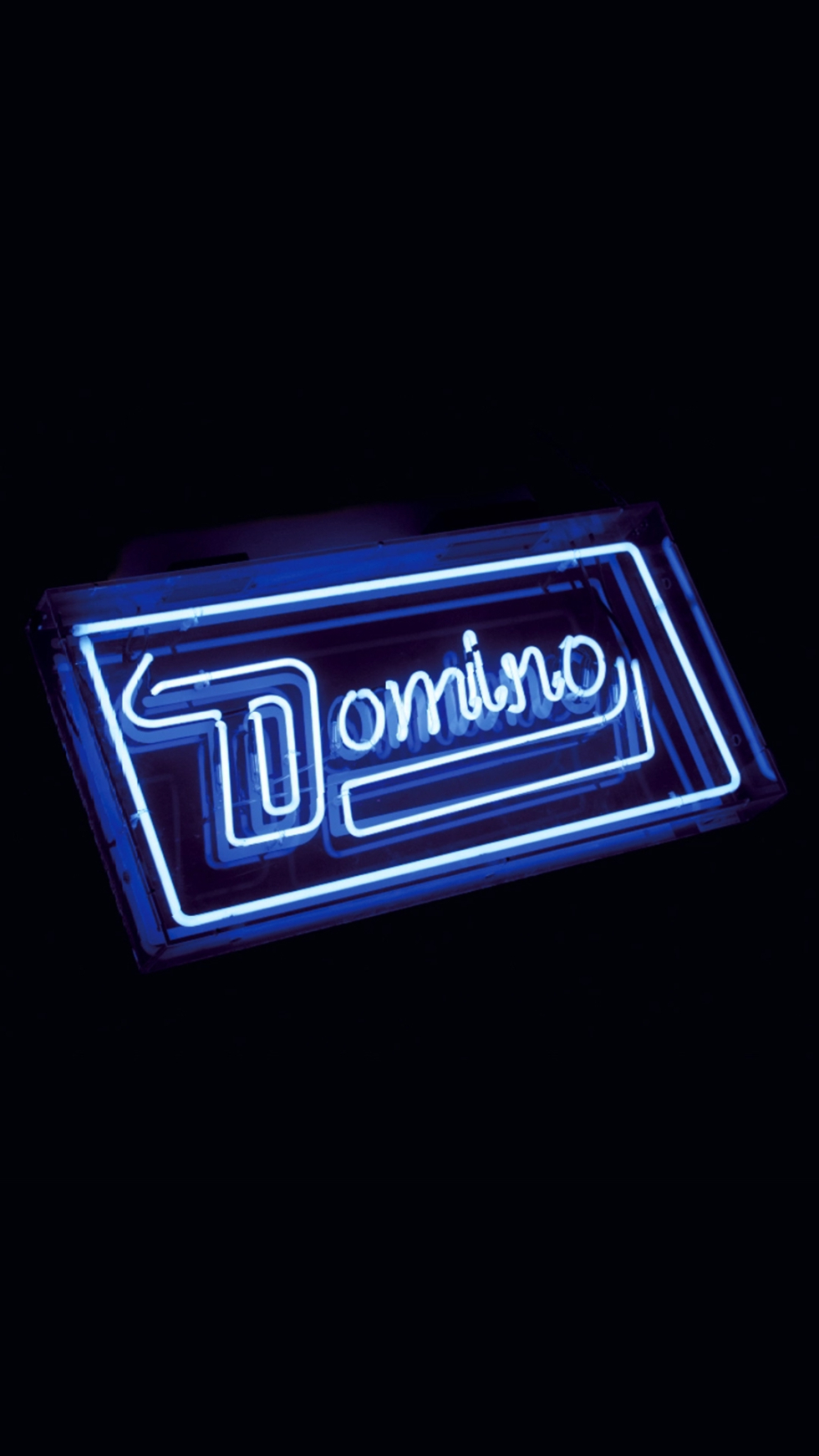 Domino Records Neon Sign Logo