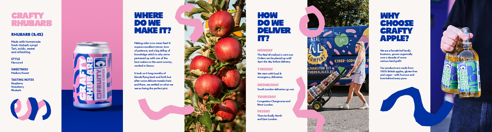 Crafty Apple Brochure Branding and Graphic Design